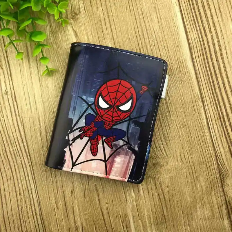 

Popular cartoon Superman cartoon wallet white Chinchilla short casual young men and women student's personality purse wallet