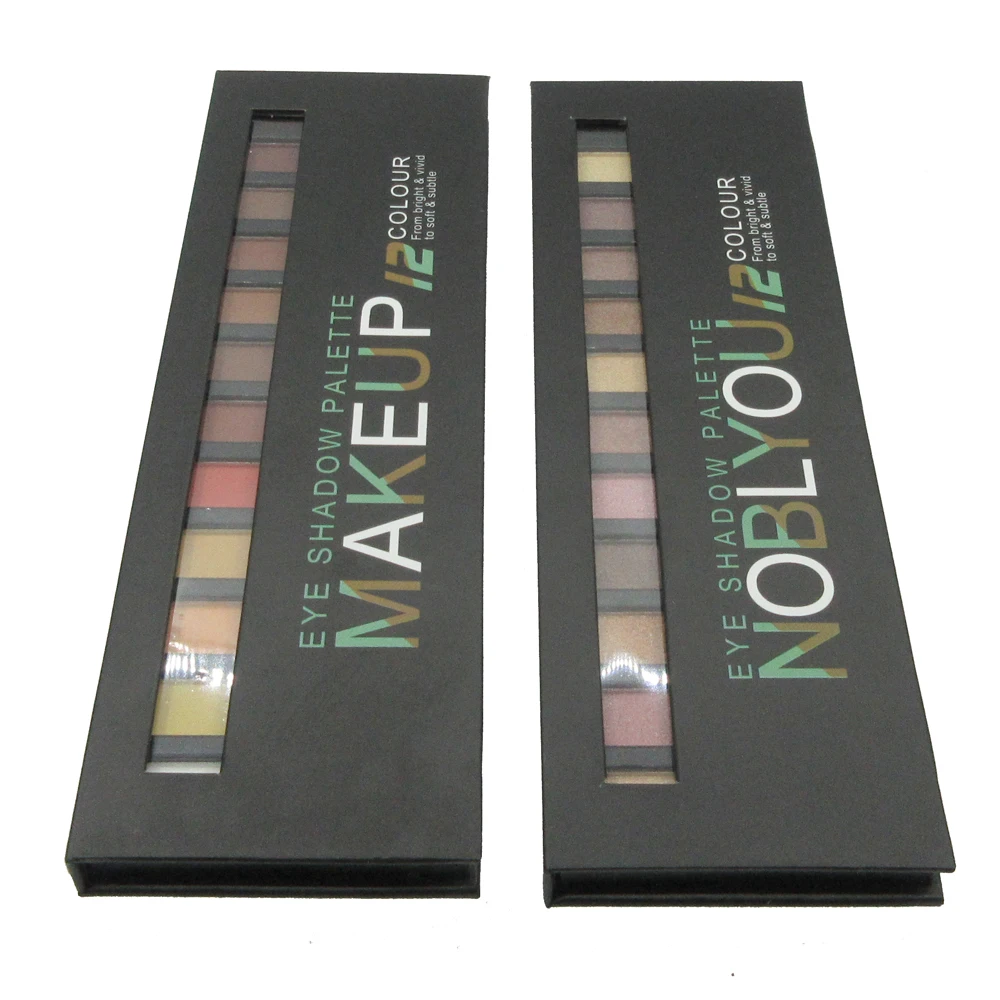 12 цветов Shimmer Glitter Eye Shadow Powder Matt Eyeshadow Cosmetic Макияж brochas maquillaje profesional кисти для