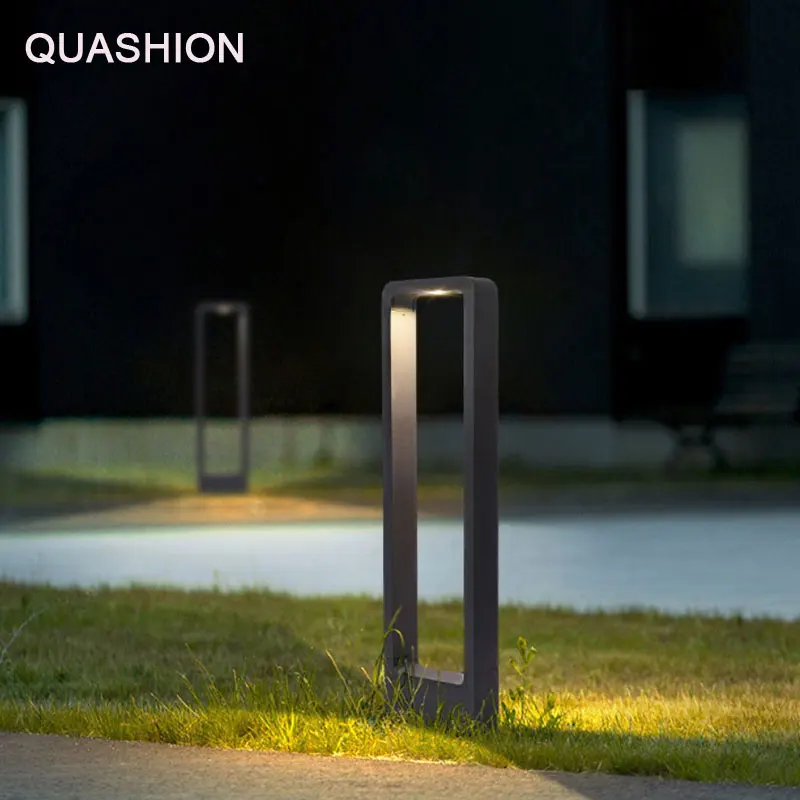 Kopen Waterdichte 7 W 10 W LED Tuin Gazon Lamp Minimalistische Moderne Landschap Park Gazon Licht Tuin Verlichting Aluminium Lamp AC85 265V