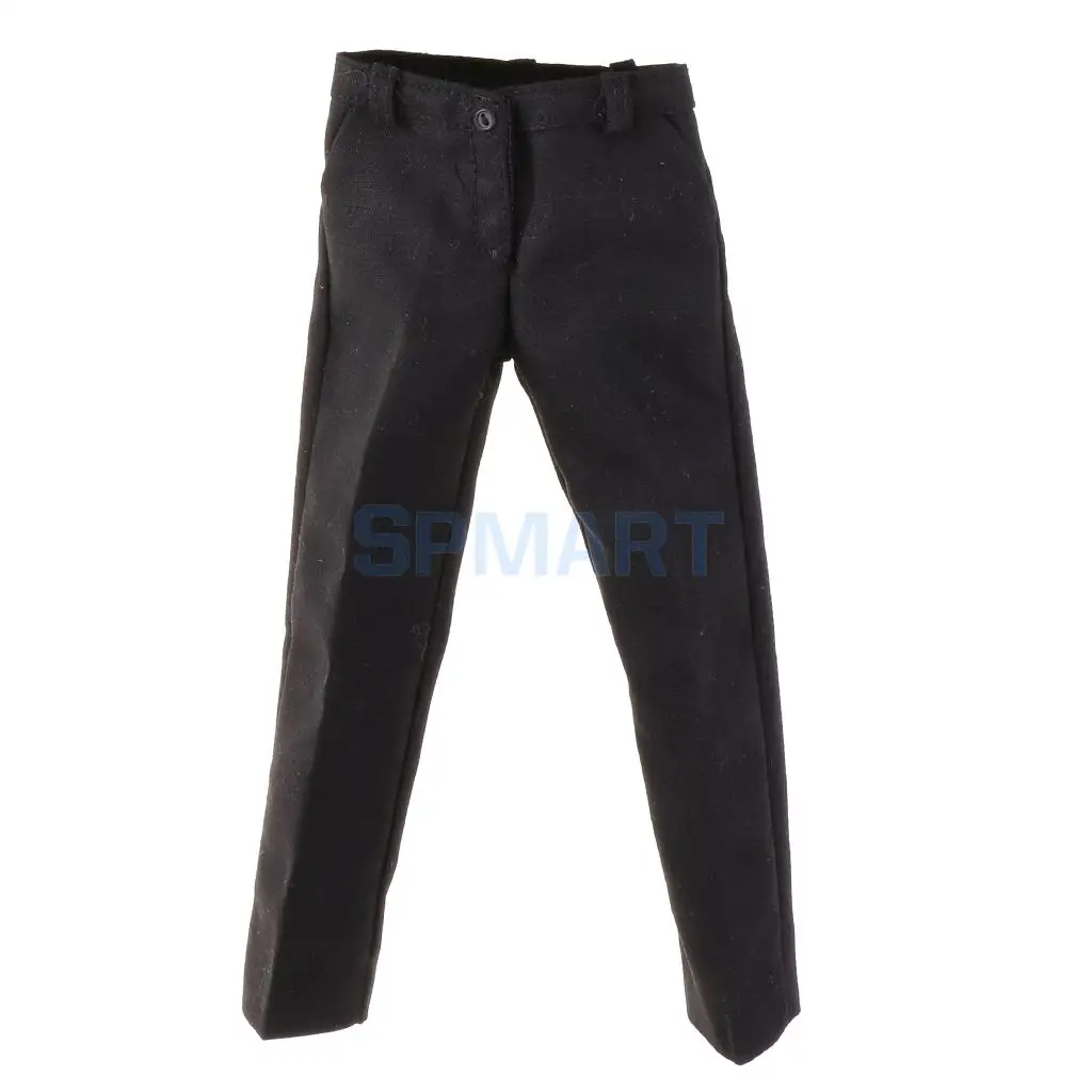 1/6 Male Gentleman Business Suit Outfit PU Leather Shoes Set for 12