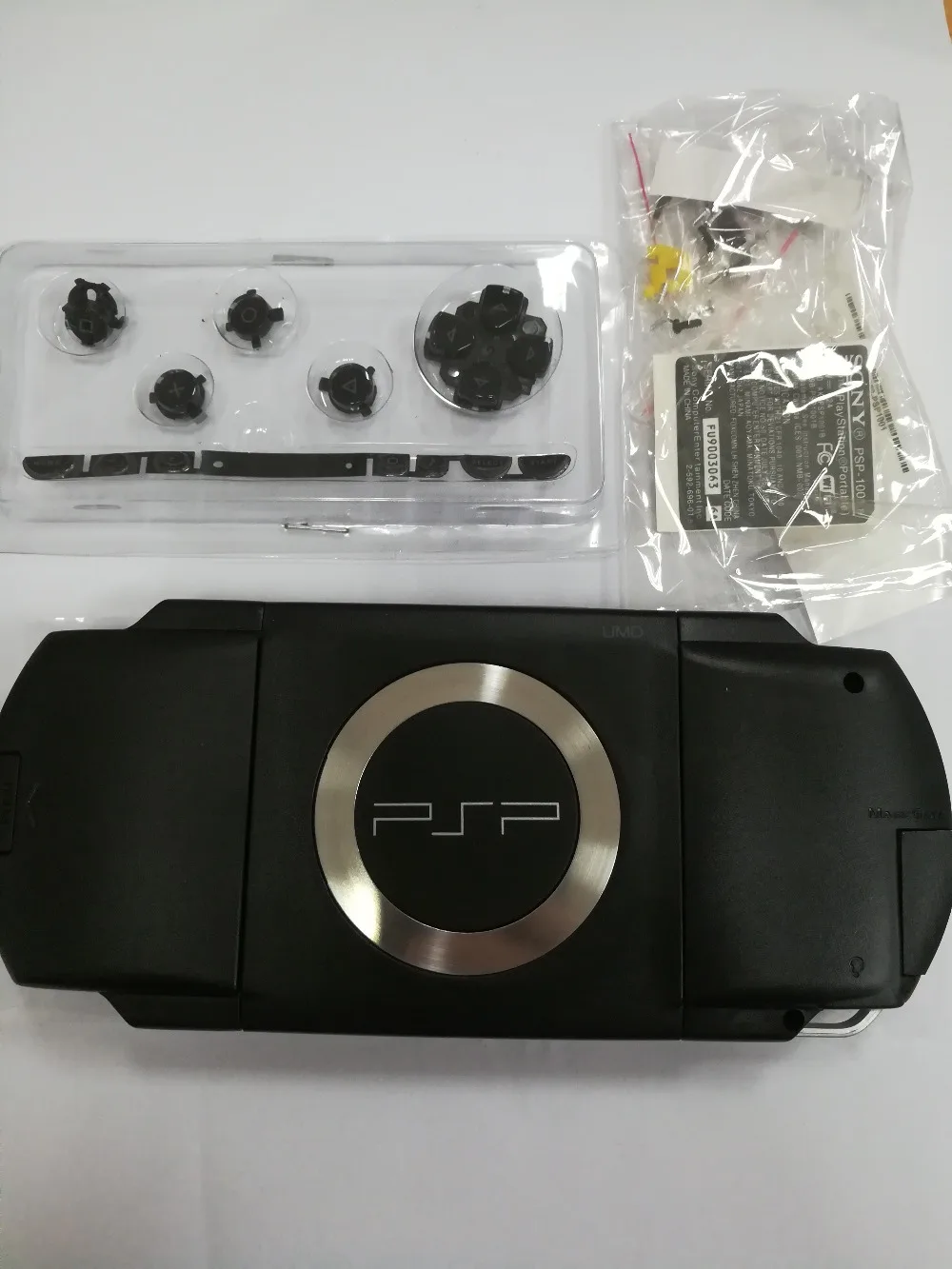 10 цветов сменный чехол для PSP 1000 полная кнопка корпуса + наклейка винт бесплатная