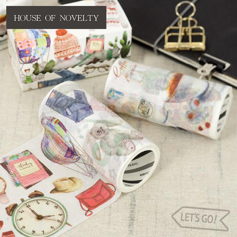 

9 cm Wide Love Your Life Washi Tape Adhesive Tape DIY Scrapbooking Sticker Label Masking Tape