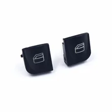 Capa para interruptor de janela, par de tampas para interruptor de janela de mercedes w203 C-CLASS, controle do console c320 c230 c240 c280, 1 par botão do botão