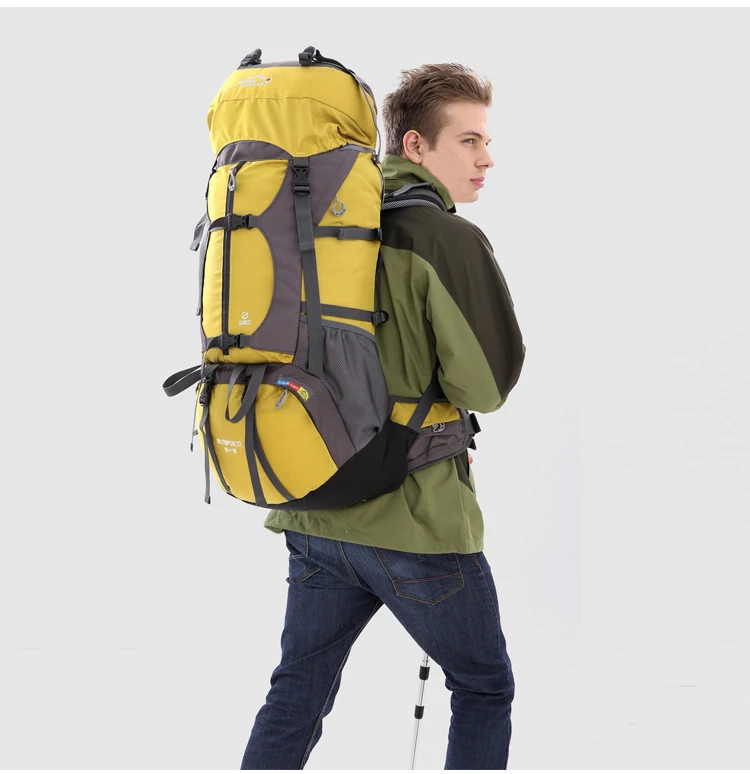 65L Large Capacity Backpack High quality Nylon Waterproof Travel bag Durable Multifunctional Rucksack For Outdoor Hiking Camping (29)