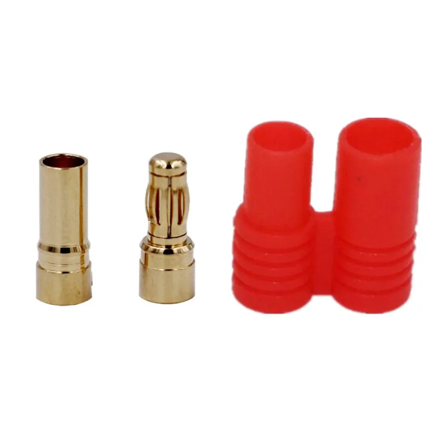 10 pairs 3.5mm Male Female Gold Banana Plug Bullet Connector Plug for