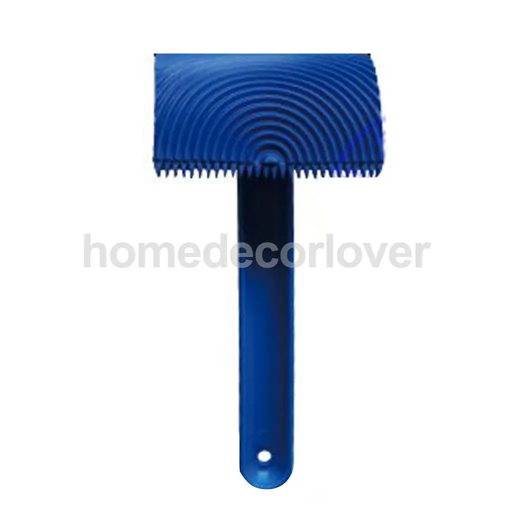 Blue Rubber Wood Grain Graining Pattern Comb Wall Paint Painting Tool ...