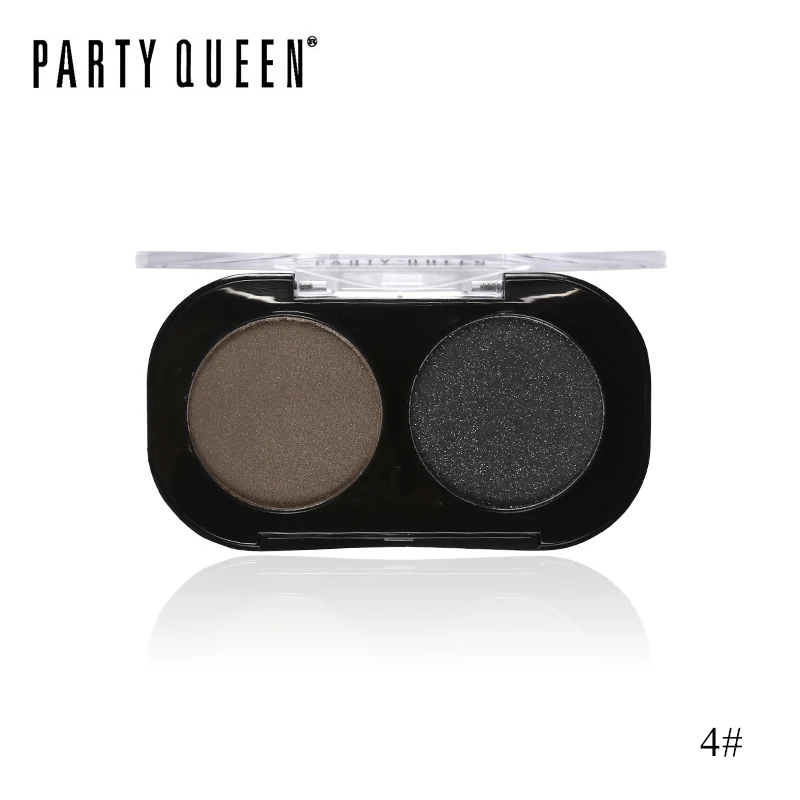 Party Queen Shimmer Matte 2 вида цветов Палитра теней для век Косметика телесный Пигмент Макияж интенсивный блеск цвет земли дымчатые тени для век