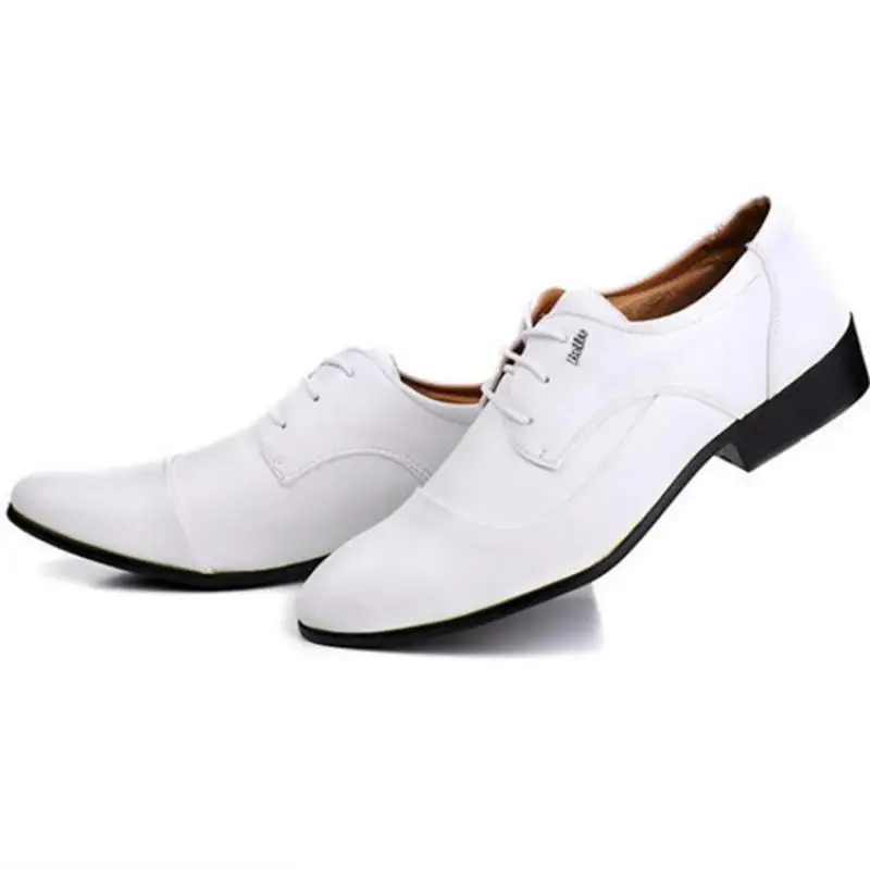 Popular Mens White Leather Dress Shoes-Buy Cheap Mens White Leather ...