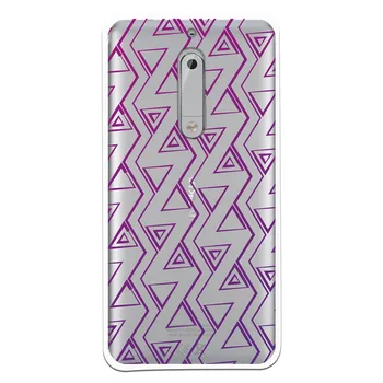 

Stand case costume drawing Triangulos Purples WP016 for Nokia 5