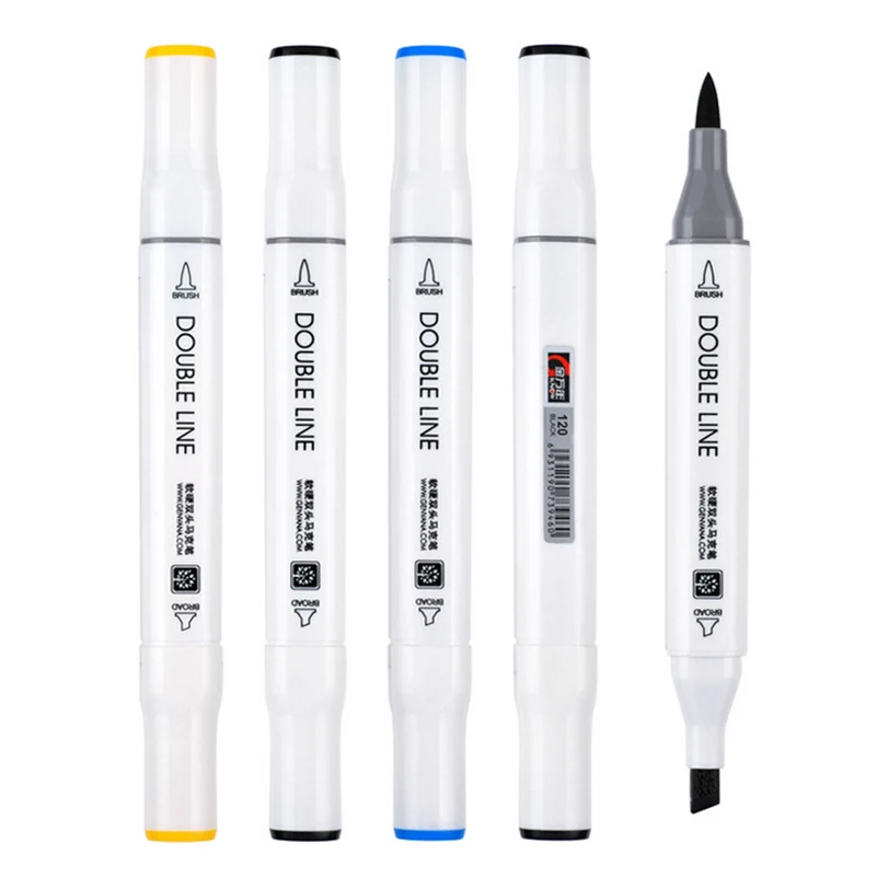 

Art Marker Set Alcohol Based Brush Pen Liner office shcool drawing supplier Student Sketch Markers