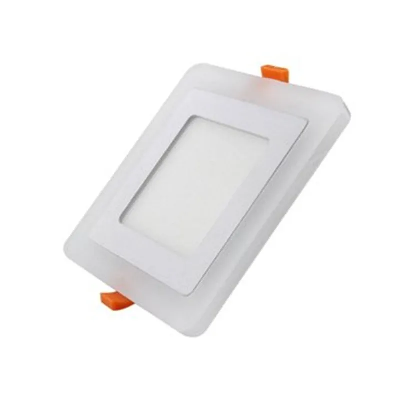2018-New-Arrival-Double-Color-LED-Panel-Light-White-Blue-3-Model-LED-Ceiling-Downlight-Square (1)