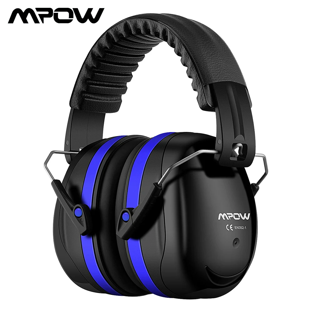 Шумоподавляющие наушники Mpow HP056 SNR34dB Защита слуха складные с мягкой пеной для