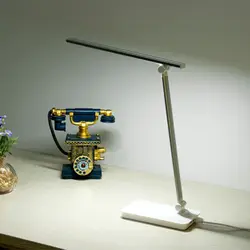 Светодиодный настольная лампа Уход за глазами настольные лампы с регулируемой яркостью офисная лампа с зарядка через usb Порты и разъёмы 5