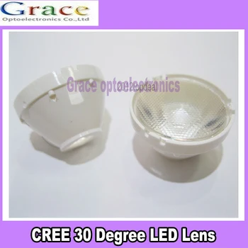 

10pcs 30 Degree 21mm Reflector Collimator LED Lens For Cree T6 U2 XML XM-L LED free shipping