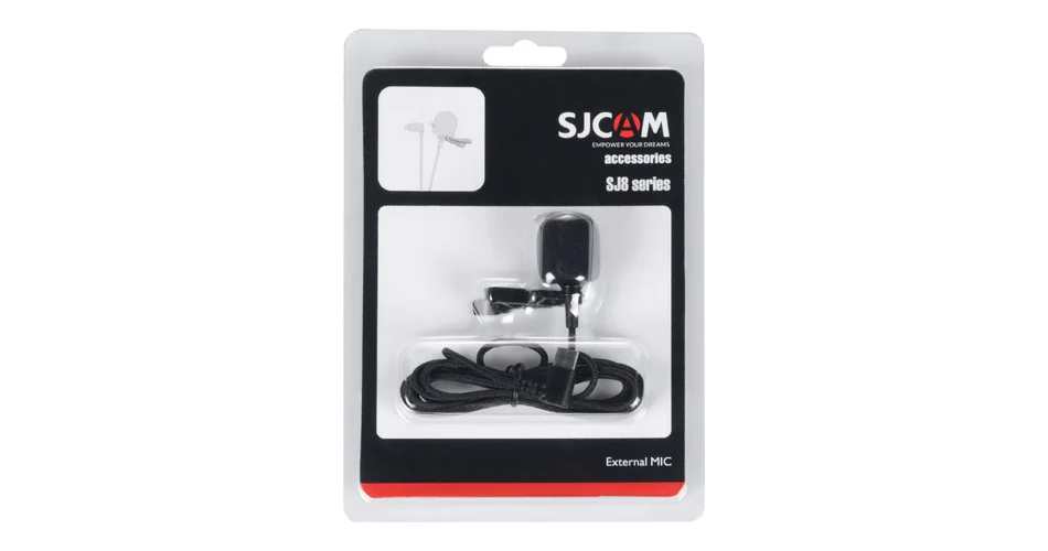 SJCAM SJ9 SJ8 серии Аксессуары внешний микрофон для SJ9 Strike/SJ9 Max/SJ8 Pro/SJ8 Plus/SJ8 Air Экшн-камера