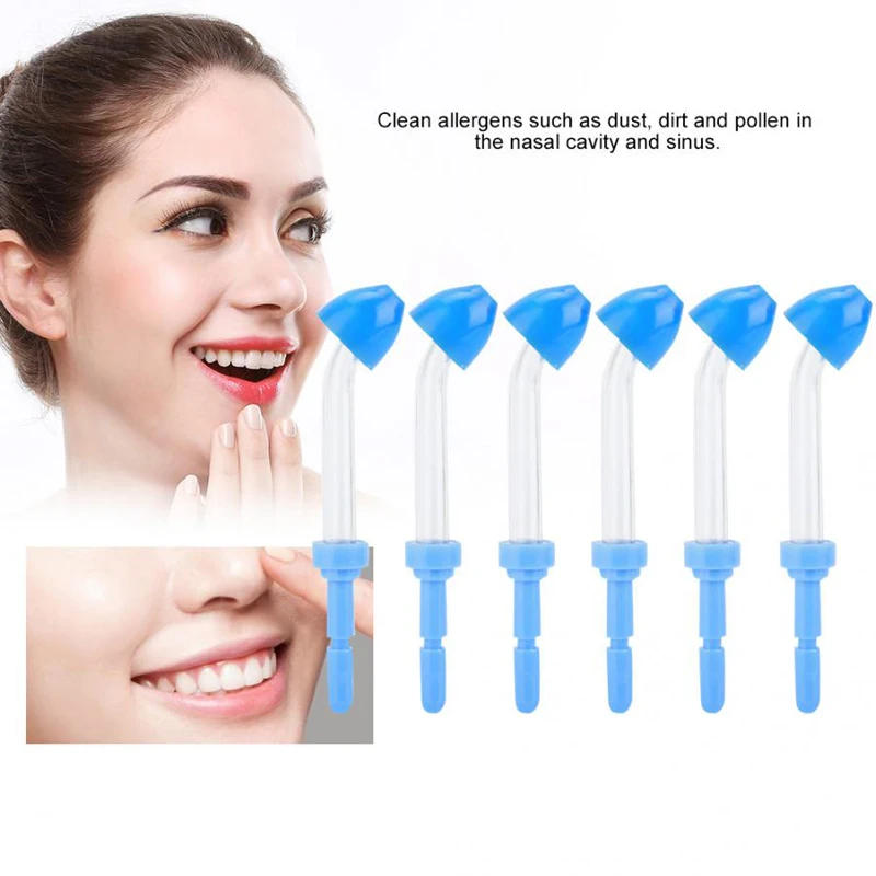 3 Pieces Nasal Irrigator Nozzle Nose Washing Device Compatible With Waterpik Oral Irrigator Remove Nasal Mucus And Secretions nasal wash cleaner