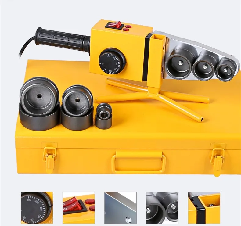 

Free Shipping 220V Temperature Regulating Hot Melting Pipe Hot-melt Machine Plastic Welding Machine Household Heat Capacity