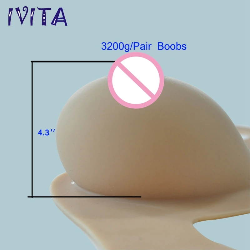 IVITA 3200g загар искусственные груди искусственная грудь для фотографий усилитель