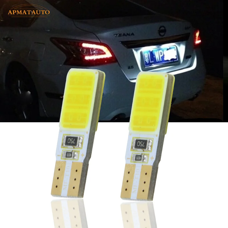 

2x T10 W5W License Number Plate Light LED Bulbs Lamp For Nissan Qashqai Bluebird Teana Sunny Tiida X-Trail Livina Lefiro Geniss