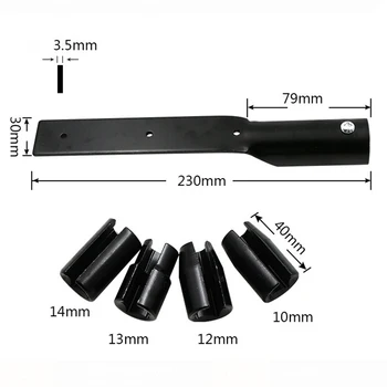 

Multi-function Black Integrated Ceiling Rapid Socket Wrench Nut Thread Hanger Rod Quick Installation Of Artifact