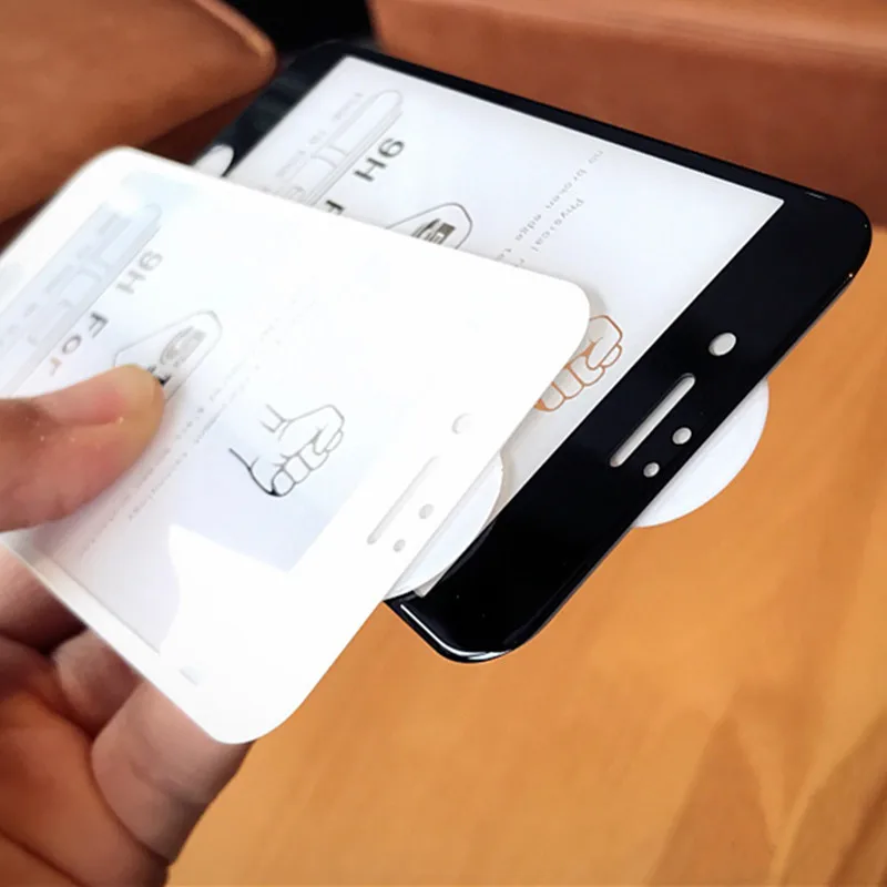 LITBOY Neue 5D Volle Abdeckung Rand Gehärtetem Glas Für iPhone 8 7 6 Plus Screen Protector Für iPho