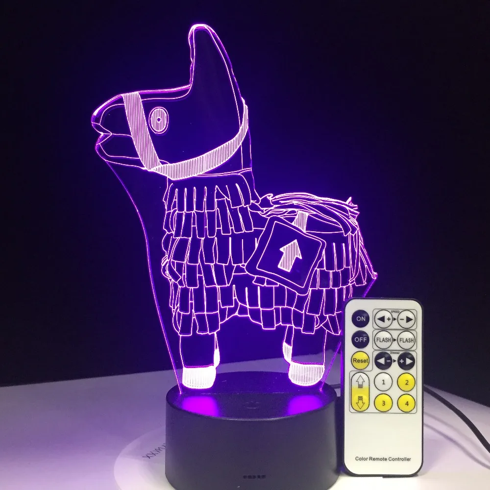  Touch Remote Control Game Stash Llama Animal Dolls Gun Scar Skin Play Gift Home Decor 7 Colors Chan - 32913559655