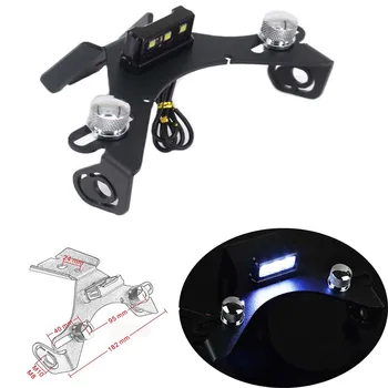 

New For Yamaha R1 R1M 2015 2016 2017 2018 Fender Eliminator Registration Plate Holder License Frame Kit with LED Light