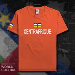 Центральная Африканская Республика Центральная Африка футболка 2018 трикотажные изделия nation team Футболка 100% хлопок футболка тренажерные