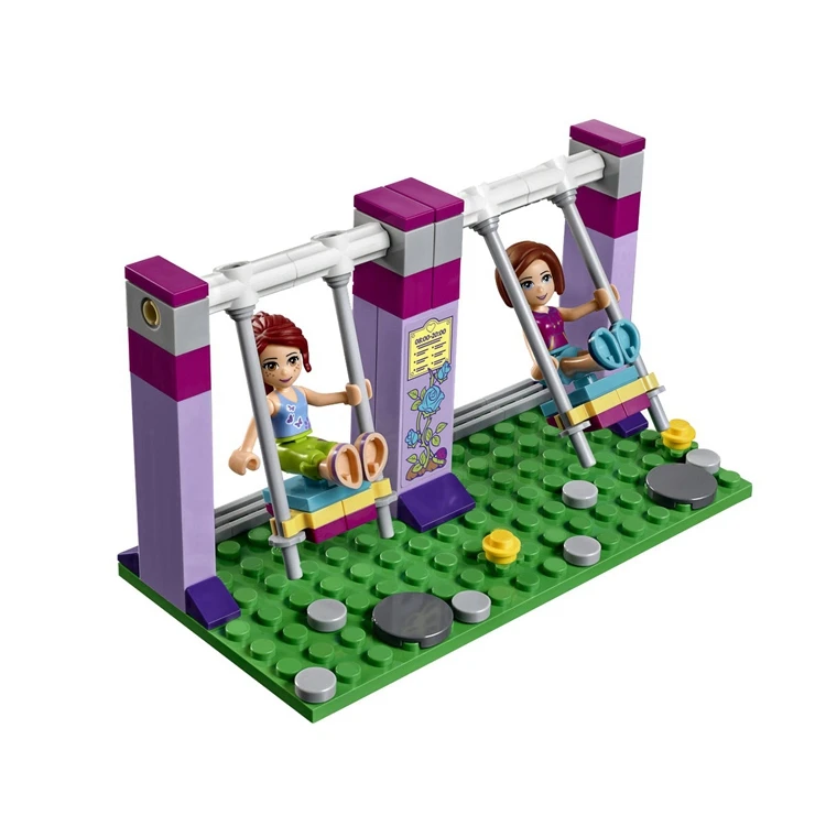 341pcs Girls Compatible With Lepining Friends Heartlake City Playground Building Blocks Bricks Education Toys For Girls