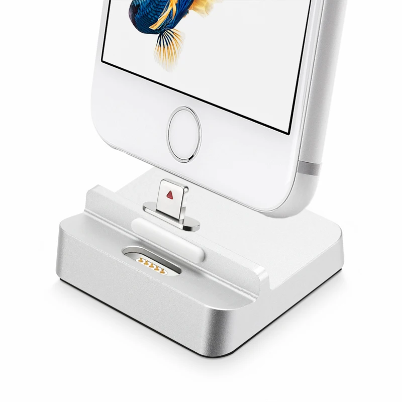 bilder für 5V2. 1A Aluminium Magnet Adsorbieren USB Ladestation Cradle Charging Dock Station für Apple iPhone SE 5 5 S 5C 6 6 S 7 Plus bilder für 5V2. 1A Aluminium Magnet Adsorbieren USB Ladestation Cradle Charging Dock Station für Apple iPhone SE 5 5 S 5C 6 6 S 7 Plus