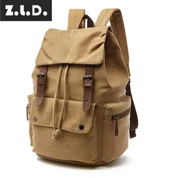

Z.L.D. factory direct new men and women canvas bag brand design computer backpack fashion student bag computer Backpack Women