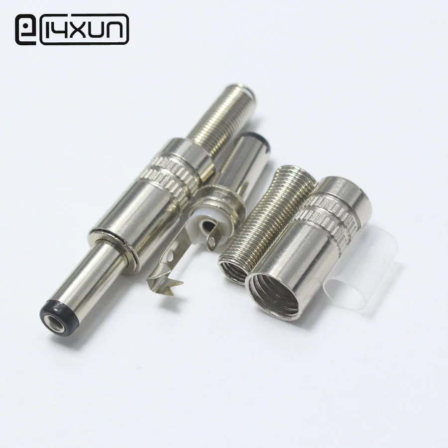 

1pcs 14mm 5.5*2.5mm DC Power Plug with Tip 5.5x2.5mm Male Cable Plugs Charging Connector for PC Monitor Phone Toy ect