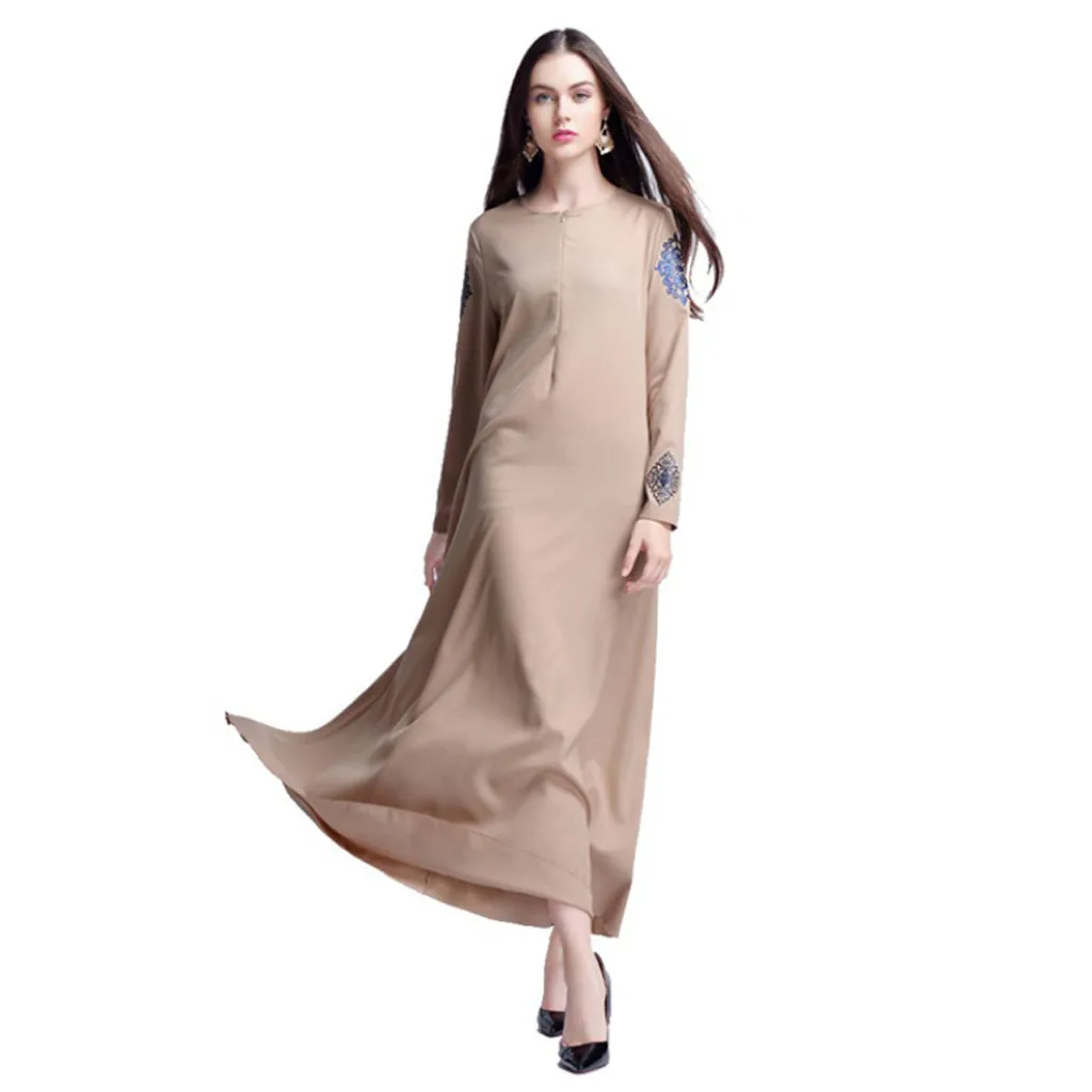Мусульманское платье Рамадан caftan marocain женское мусульманское арабское исламское