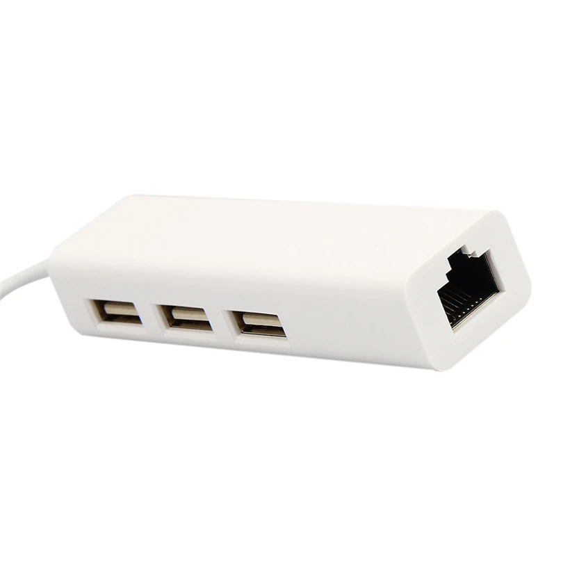 

Type-C USB 2.0 to RJ45 Lan Card Ethernet Network Cable 3 Port Hub for Win 8 7 XP usb hub usb fan new A30