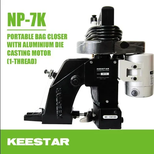 double needle bolsa closer machine