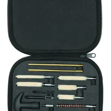 16 шт. для пистолета, ружья набор для чистки пистолета для всех калибра пистолеты 22 357 38 кисть инструмент страйкбол очиститель набор кистей с футляром для хранения