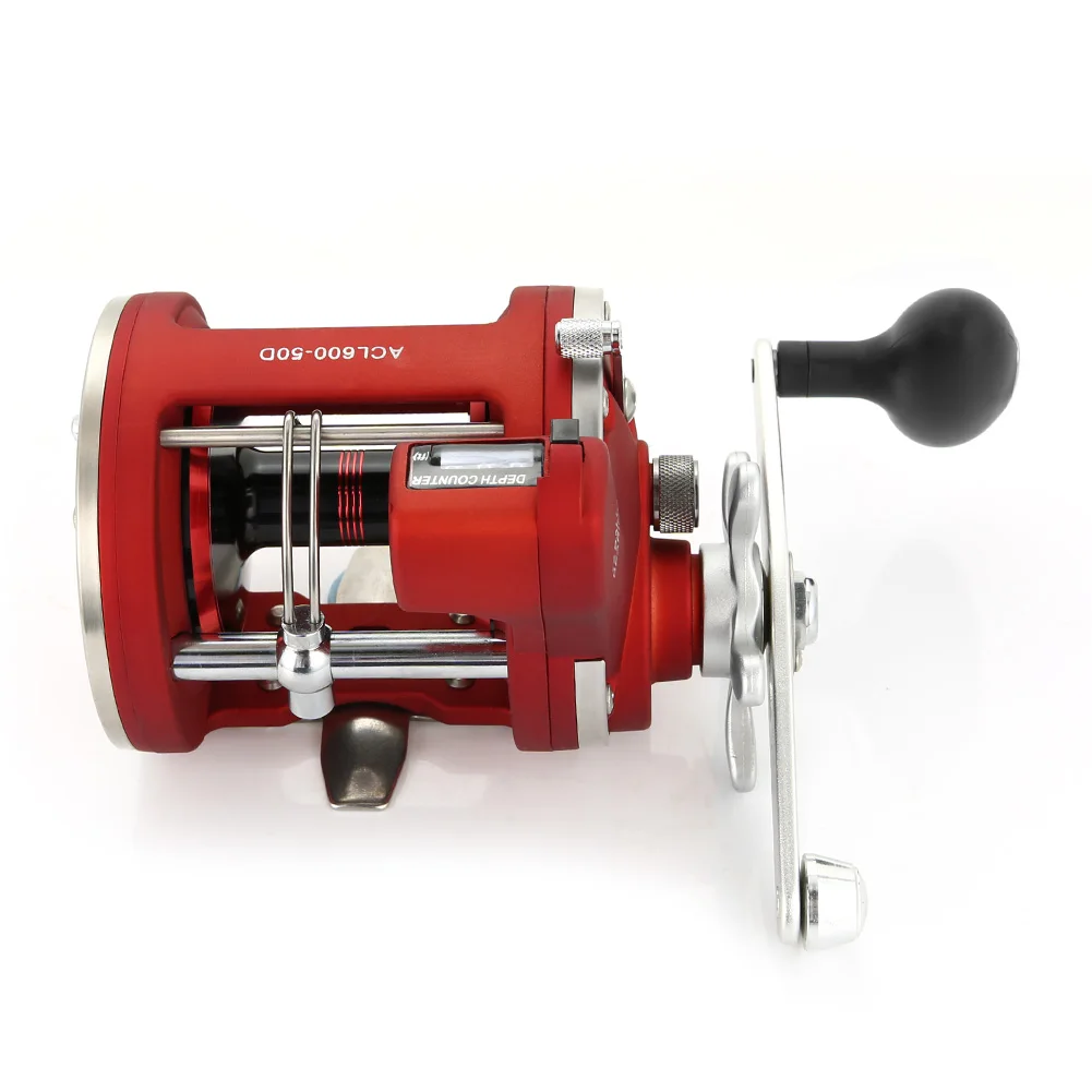 

Left / Right Hand 12 Bearings Fishing Reel with Electric Depth Counter Double Brake System Bait Casting Drum YS-BUY