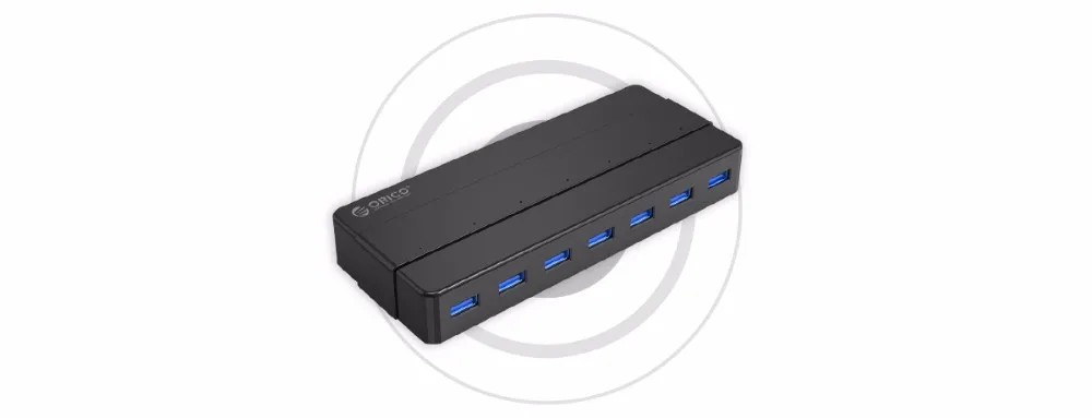 ORICO H7928-U3 7 Порты и разъёмы USB3.0 Desktop концентратор с 12 V Мощность адаптер USB 3,0 хаб