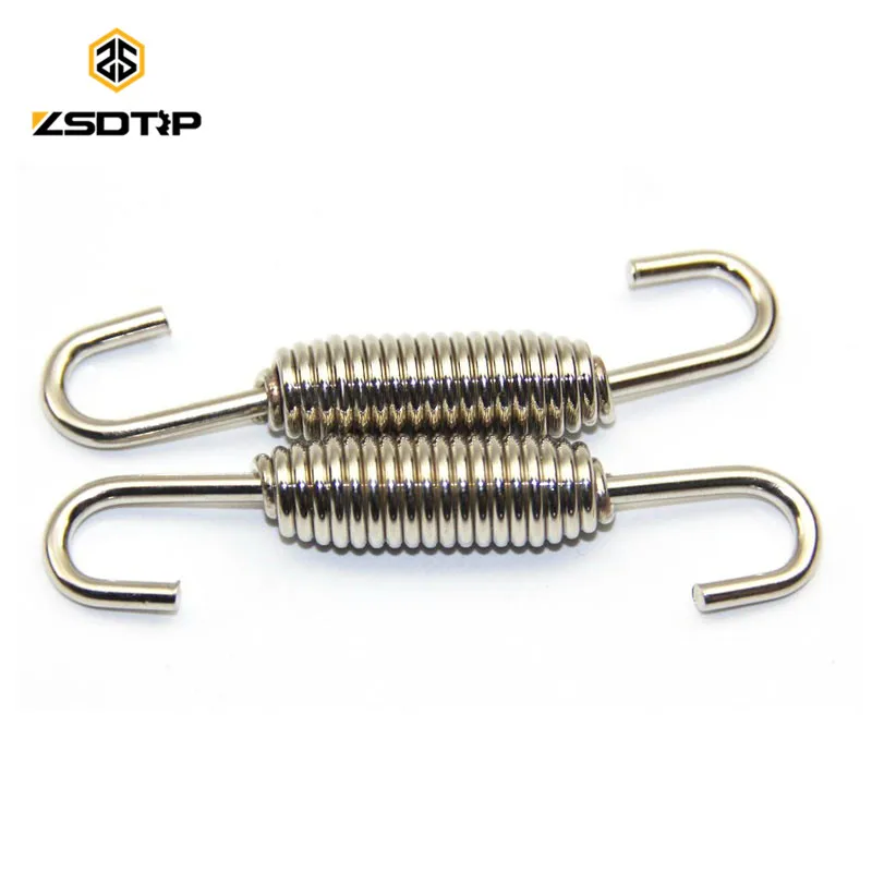 Buy ZSDTRP 2pcs Stainless Steel Motorcycle Exhaust