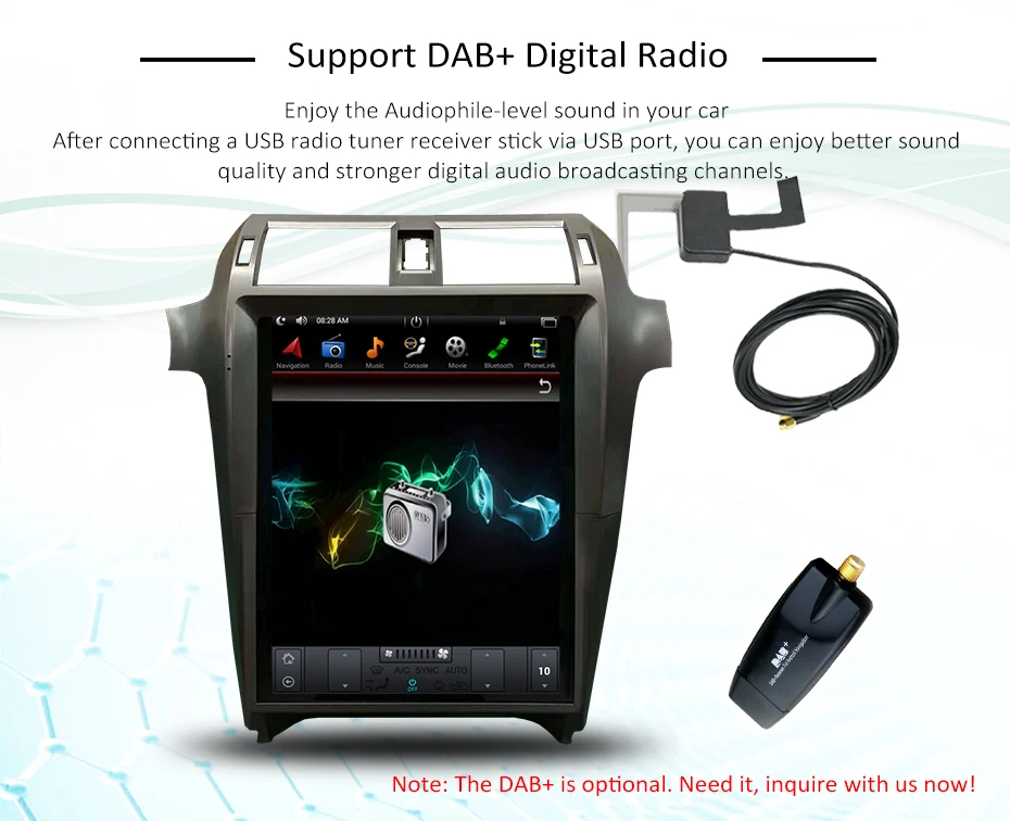 Sale Android Tesla style Car DVD Player GPS Navigation For Lexus GX400 GX460 2016 2017 2018 head unit multimedia radio tape recorder 4