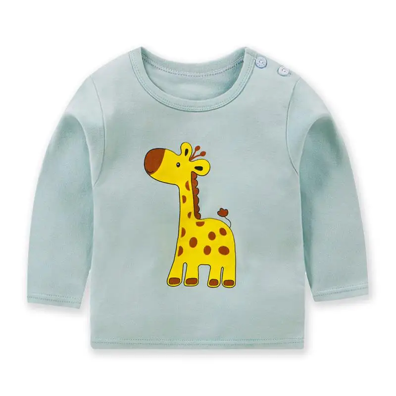 Animal Cartoon Style Tops For Baby Boy Casual Comfortable Underwear For Baby Girl - Color: p13