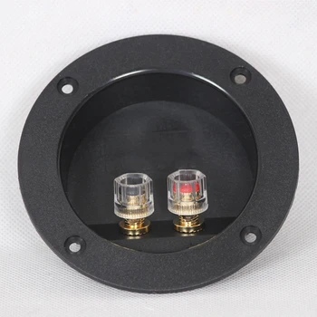 

ABS terminal box junction box terminal DIY speaker accessories loudspeaker wire terminal large circle and crystal column