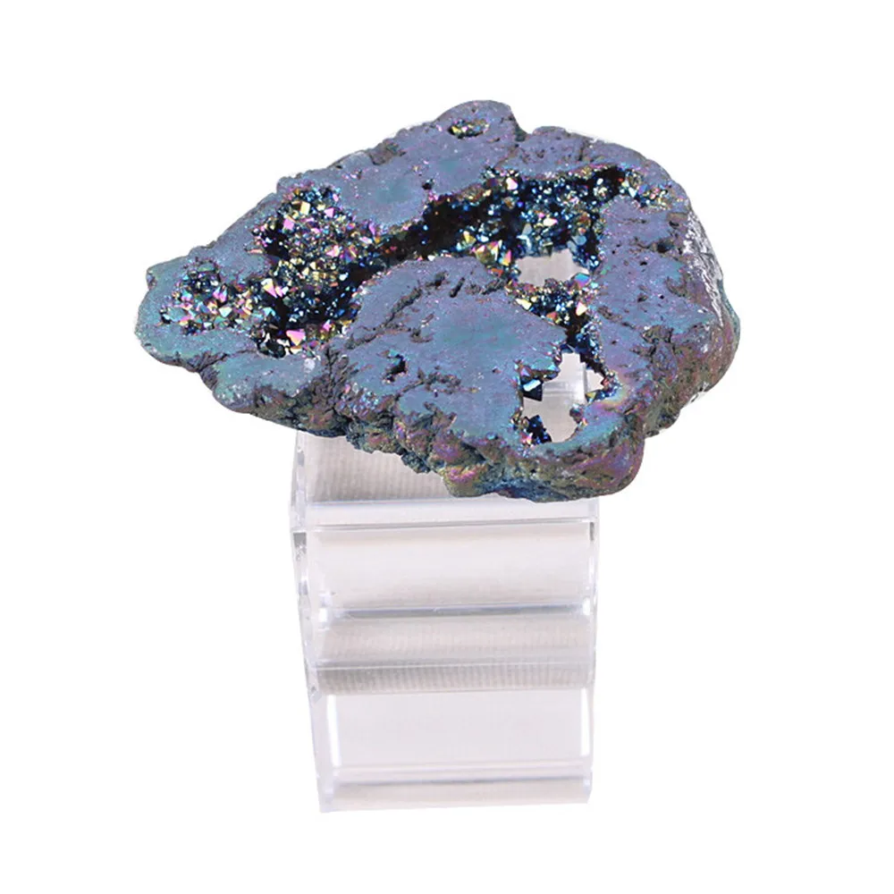 

1pc Napkin Holder Wedding Napkin Rings Natural Geode Agates Slice Stone For Dinner Christmas Table Decoration