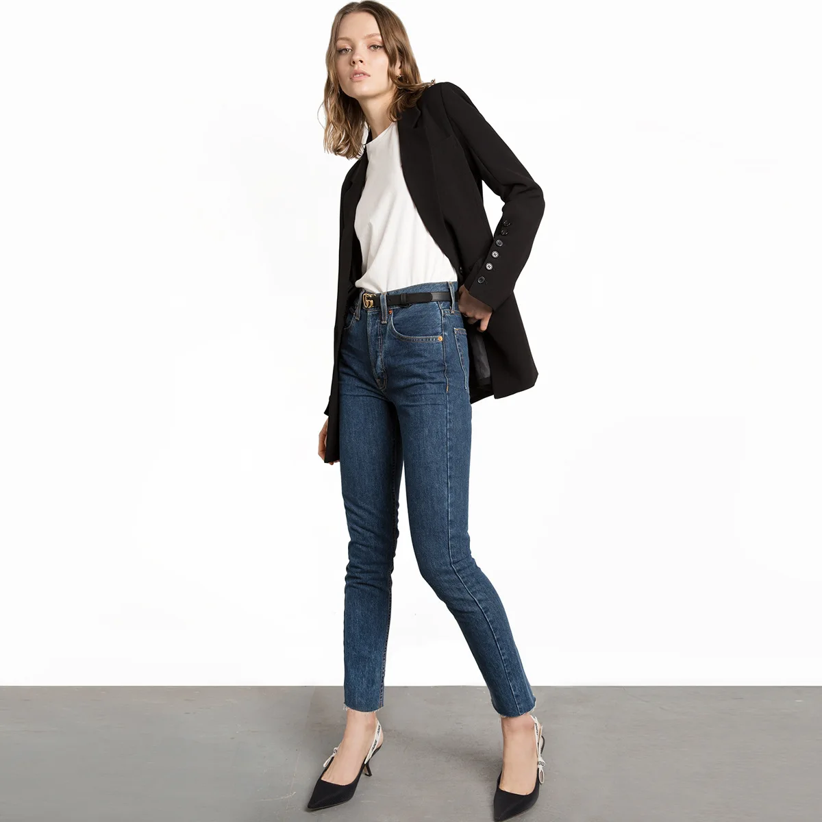 

Euro-American Spring Commuter Skilled Women's Suit Jacket 2019 Winter Clothes Fashion Women Jackets and Coats Suit Women