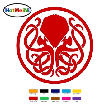 

HotMeiNi 15cm x 15cm Cthulhu Badge Symbolic Car Sticker For Truck Window Bumper Auto SUV Door Laptop Kayak Vinyl Black/Sliver