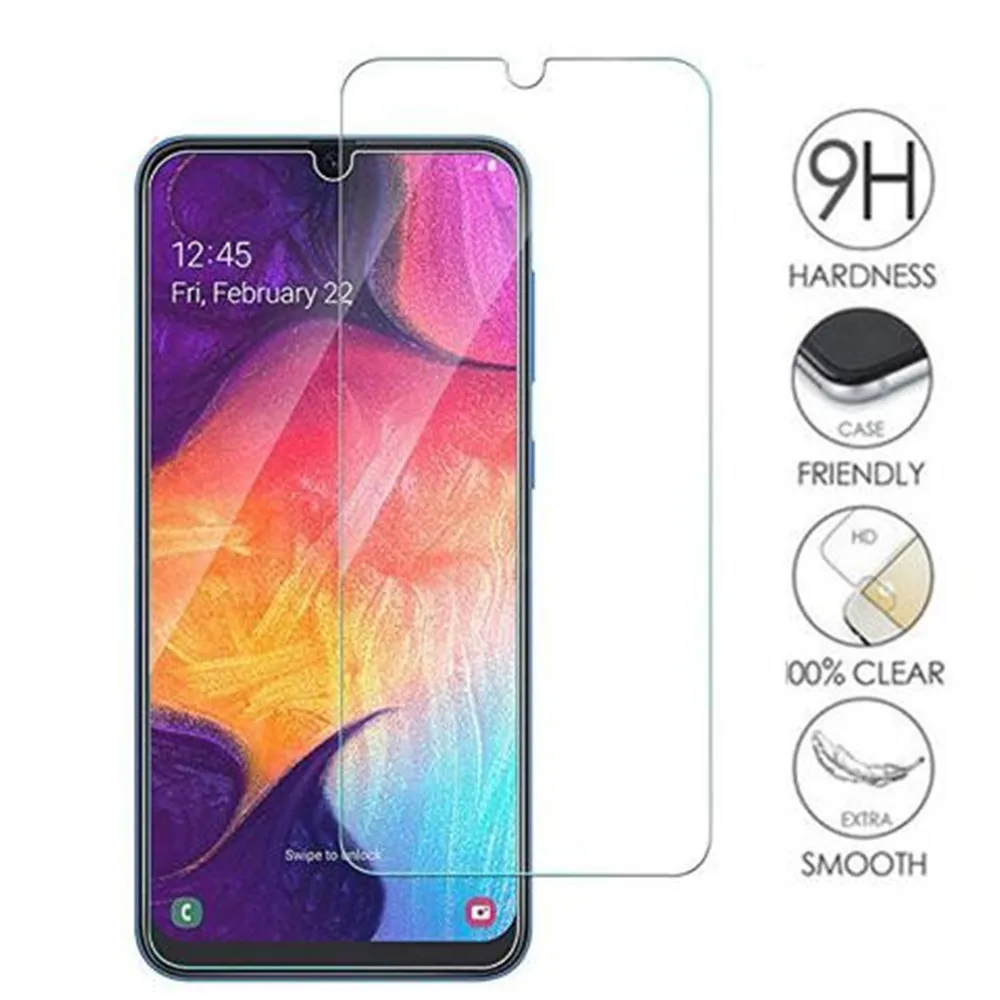 Защитное стекло закаленное для Samsung Galaxy A10 A30 A50 A70 M20 M30 2019 | Мобильные телефоны и