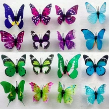 Красочная Фея Бабочка на палочке орнамент домашний сад ваза газон Ремесло Декор