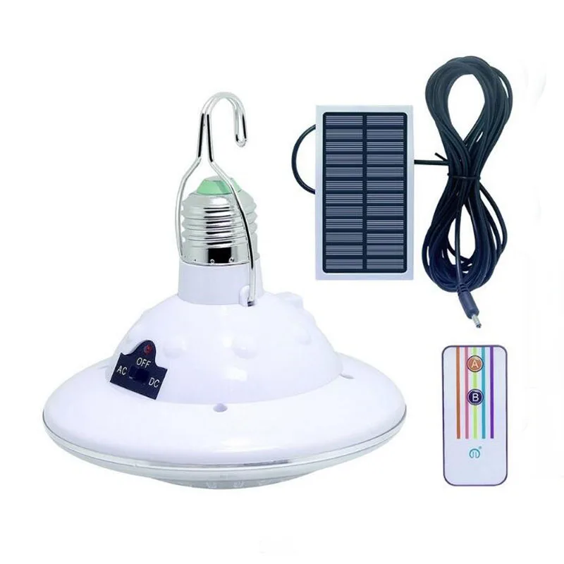 UFO Shape 22 LED Solar Lamp Outdoor Indoor Waterproof Camping Hiking