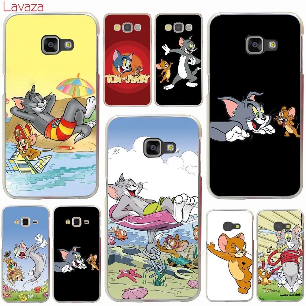 

Lavaza Tom & Jerry Hard Case for Samsung Galaxy A3 A5 2016 2017 Grand Prime A6 A8 Plus A9 2018 Note 8 9 Cover
