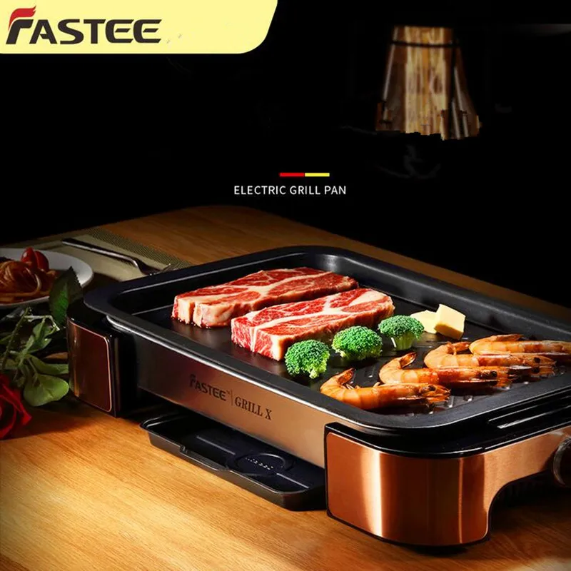 Popular Teppanyaki Grill Plate-Buy Cheap Teppanyaki Grill Plate ... - 1000W Non-stick Smokeless Electric Grill BBQ Electric Oven Barbecue And  Teppanyaki Suit For 5